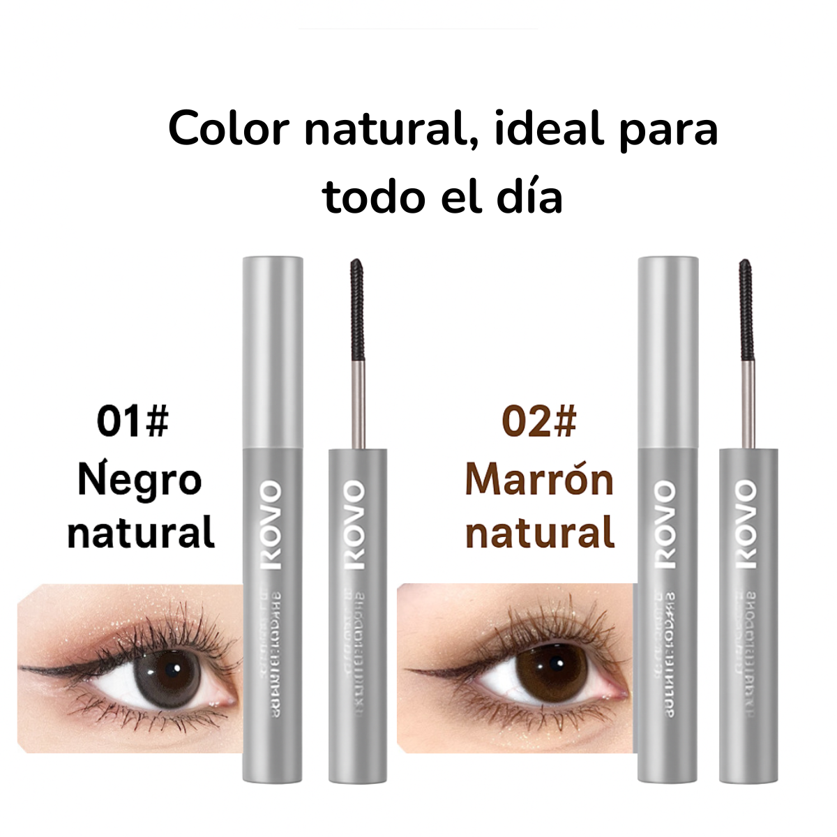 NOVO Máscara de Pestañas – Alargadora, Definición Precisa y Efecto Rizado Natural
